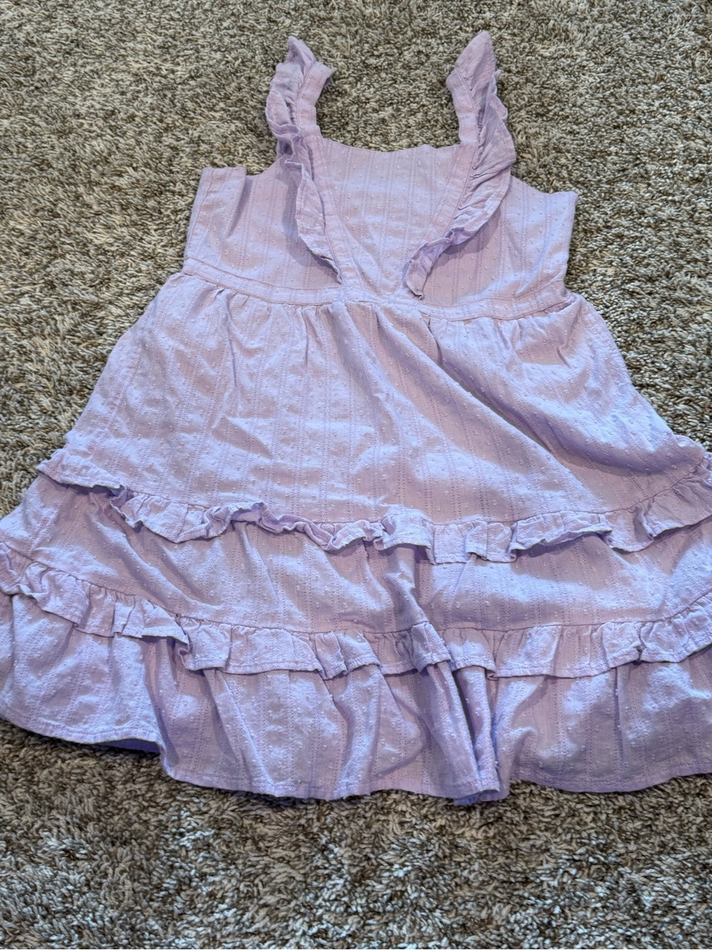 Gymboree Lavender Ruffle Tiered Dress